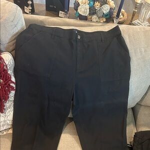 GAP Charcoal Elastic Waist Pants XXL